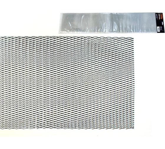 Изображение товара Защитная сетка Garde Sport 1000х200 мм, 15х6.5 мм, соты, алюминий, хром G15652C