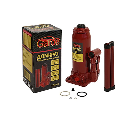 Изображение товара Гидравлический бутылочный домкрат Garde 5 т, 215-400 мм DGB050