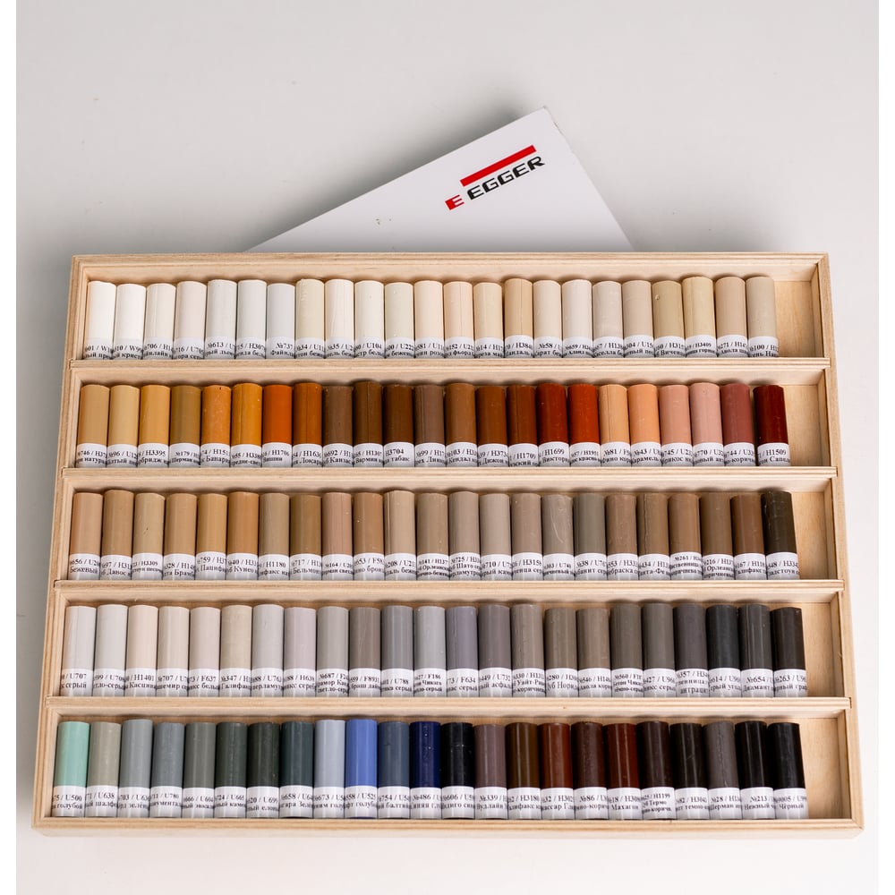 Изображение товара Набор мягких восков №3 Colorest для реставрации мебели ЛДСП МДФ и пластика