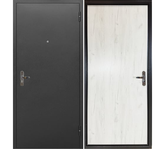 Изображение товара Дверь DIVA Формен Ф-01 2050*960 Правая (Антик серебро - Дуб крафт) УТ-00084391