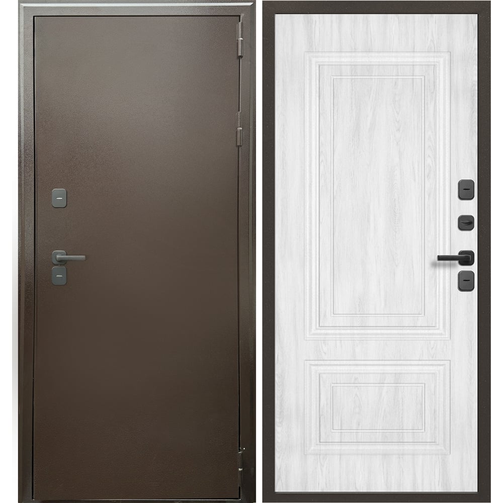 Изображение товара Дверь DIVA Формен Ф-10 Термо 2050х960 Правая с антик медь и сандал пепел