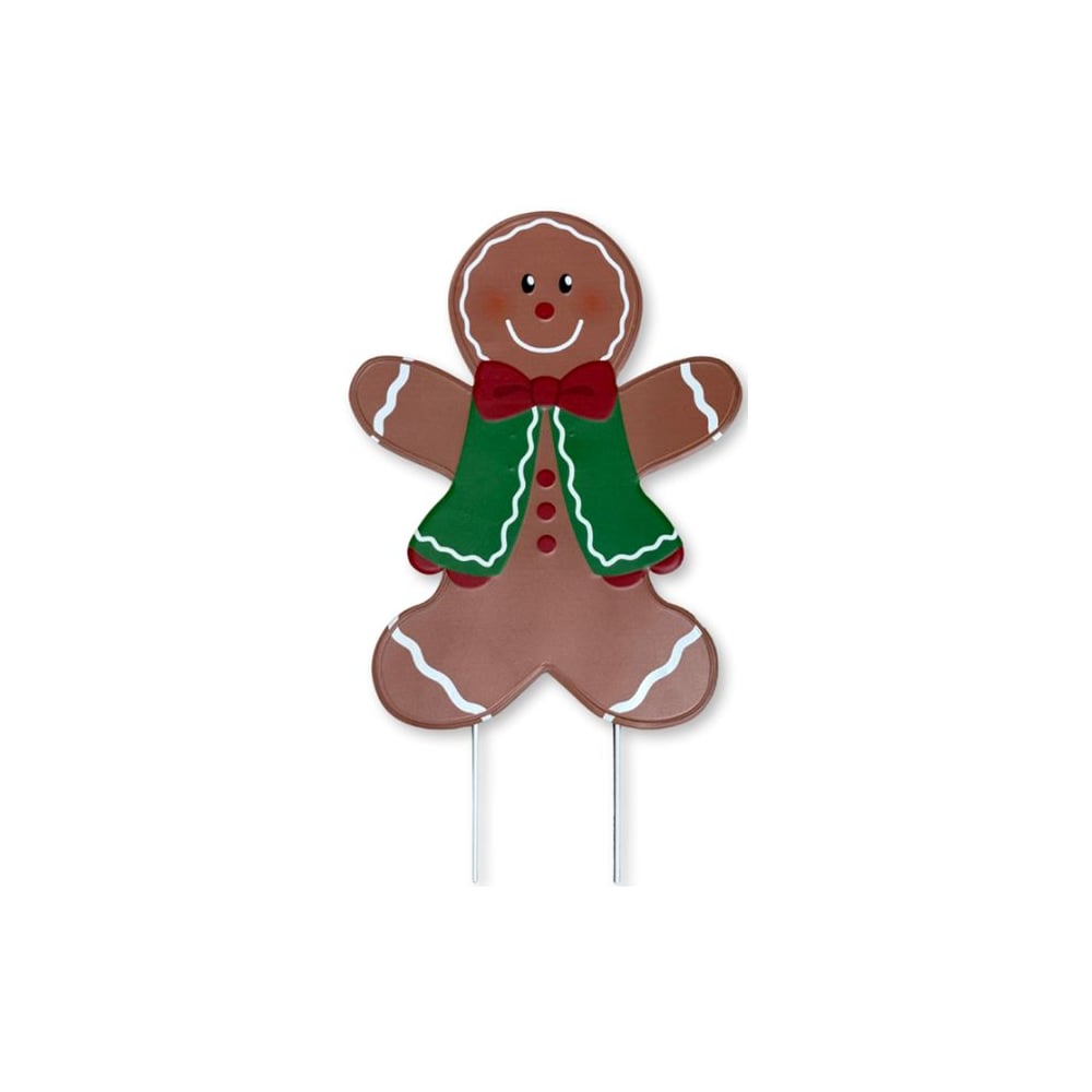Изображение товара Садовый декор для грядки KlestO Имбирный пряник ZQ01589 металл для украшения сада