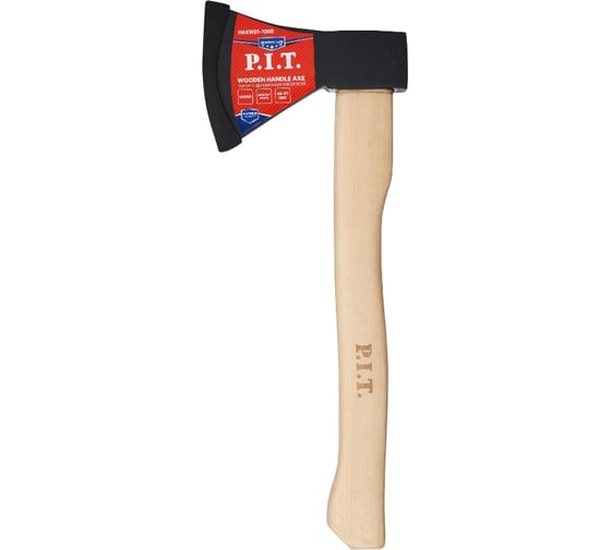Изображение товара Топор с деревянной рукояткой P.I.T. ADVANCE (600/860 г, кованый, 380 мм), HAXW01-0600