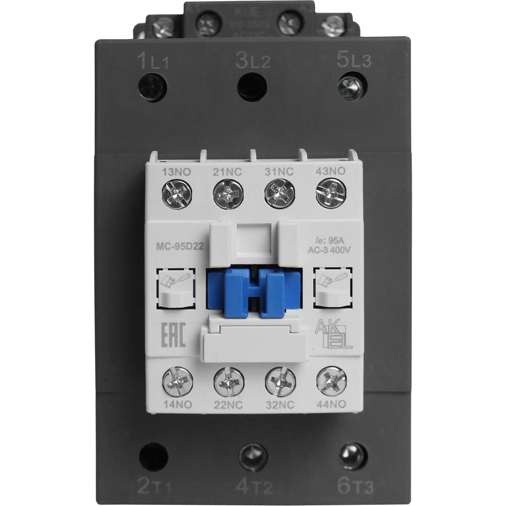 Изображение товара Магнитный контактор AKEL BA47 MC-95D22KUE 3P 95А для промышленного применения
