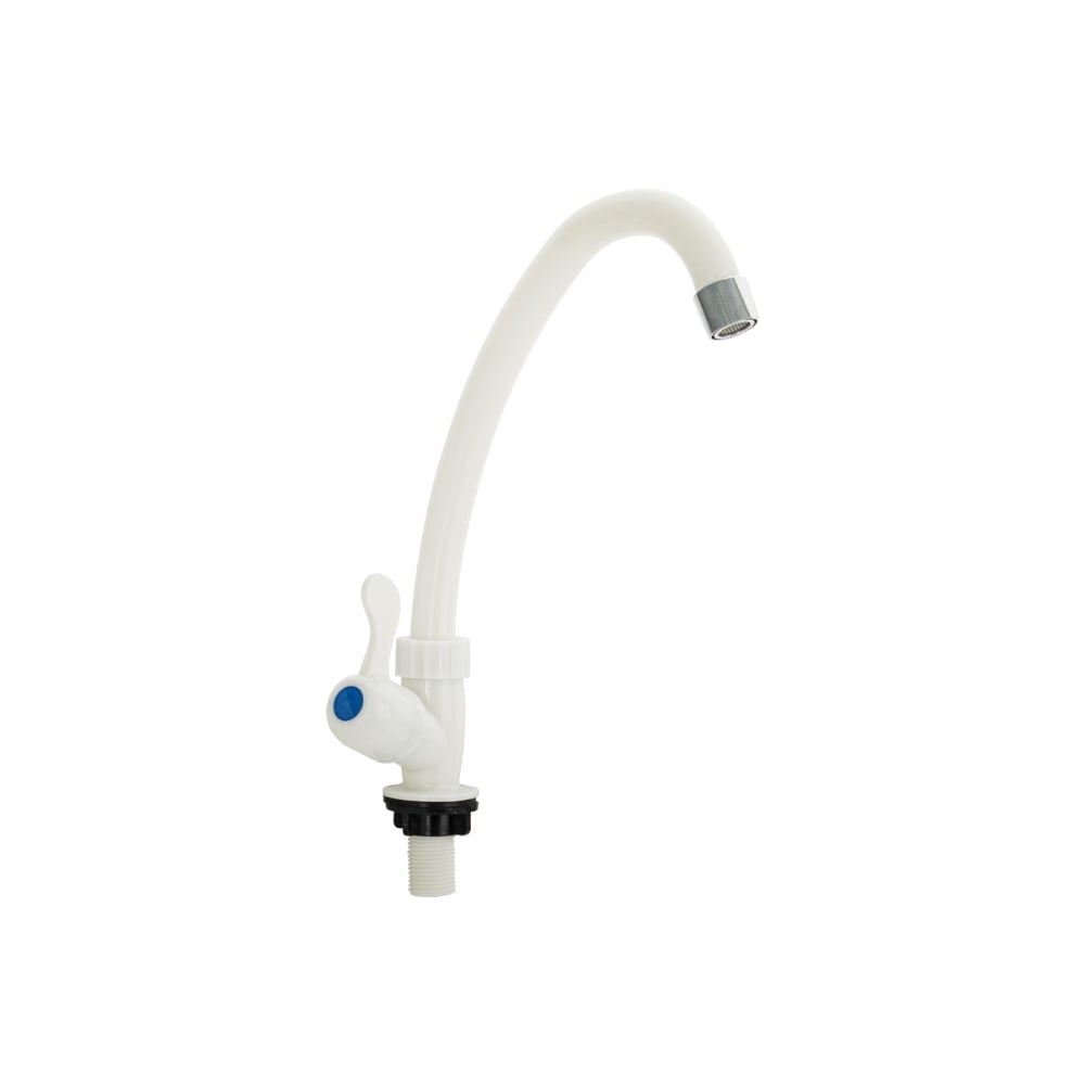 Изображение товара Кран для воды BRIMIX модель стандарт белый АБС пластиковый 160 мм