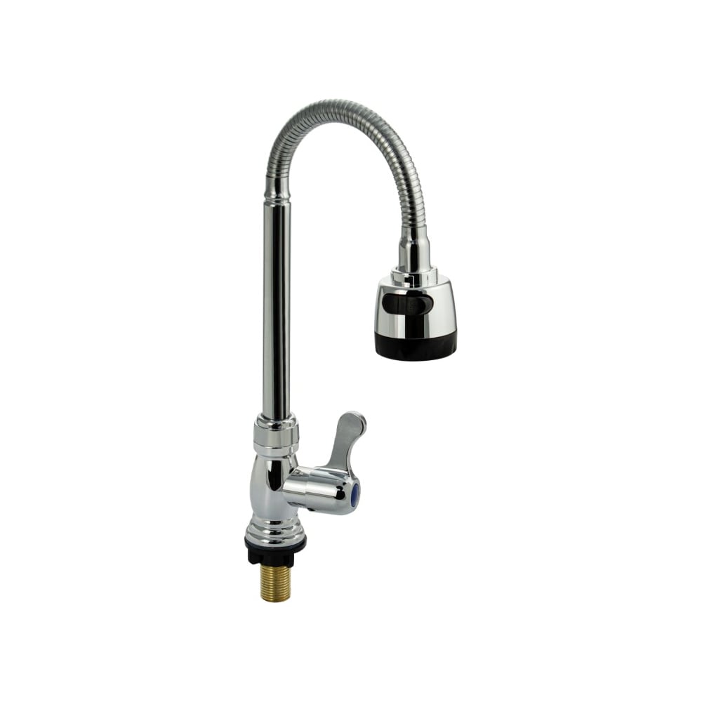 Изображение товара Кран на одну воду BRIMIX с гибким изливом двухрежимным хром 6635