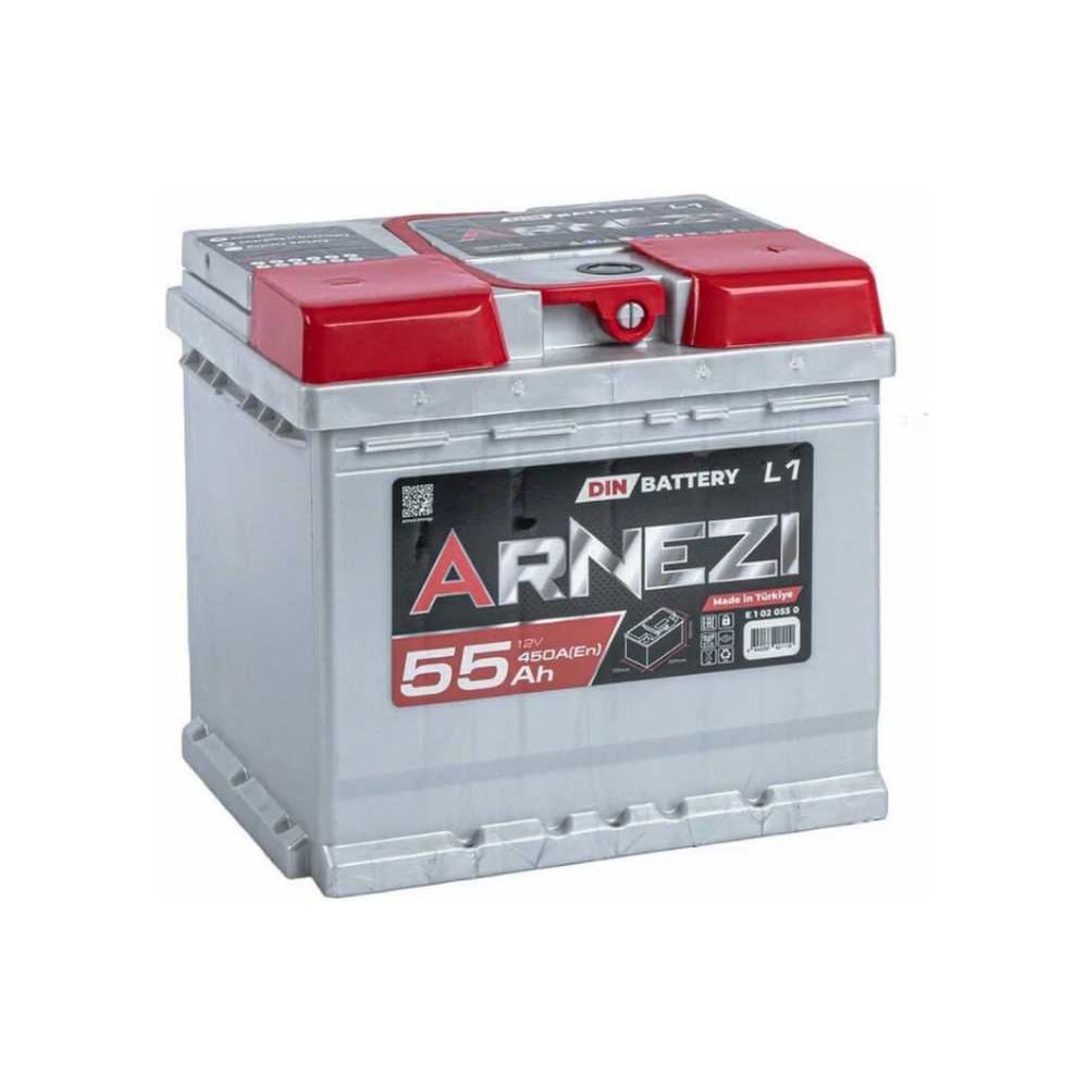 Изображение товара Аккумулятор ARNEZI DIN SMF 55 А/ч с обратной полярностью для авто