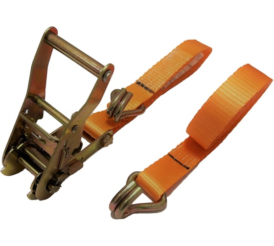 Изображение товара Ремень стяжной АБСОЛЮТ для крепления груза 0,75/1,5тн с крюками L=10,0 м 7930121031207