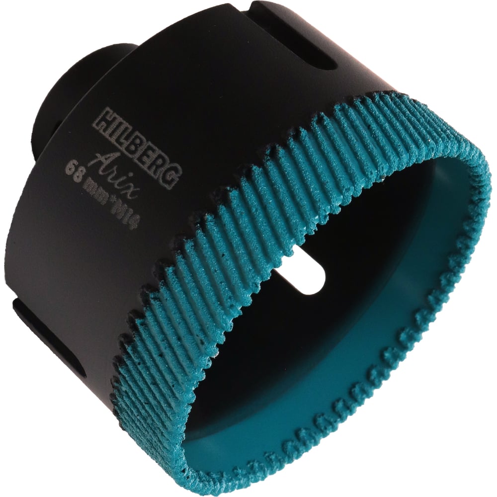 Изображение товара Коронка алмазная по керамограниту Hilberg Arix 68 мм М14 для УШМ