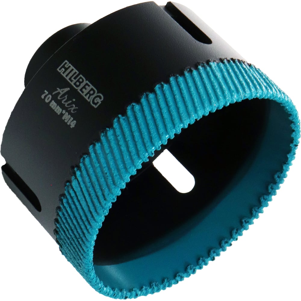 Изображение товара Коронка алмазная по керамограниту Hilberg Arix 70 мм М14