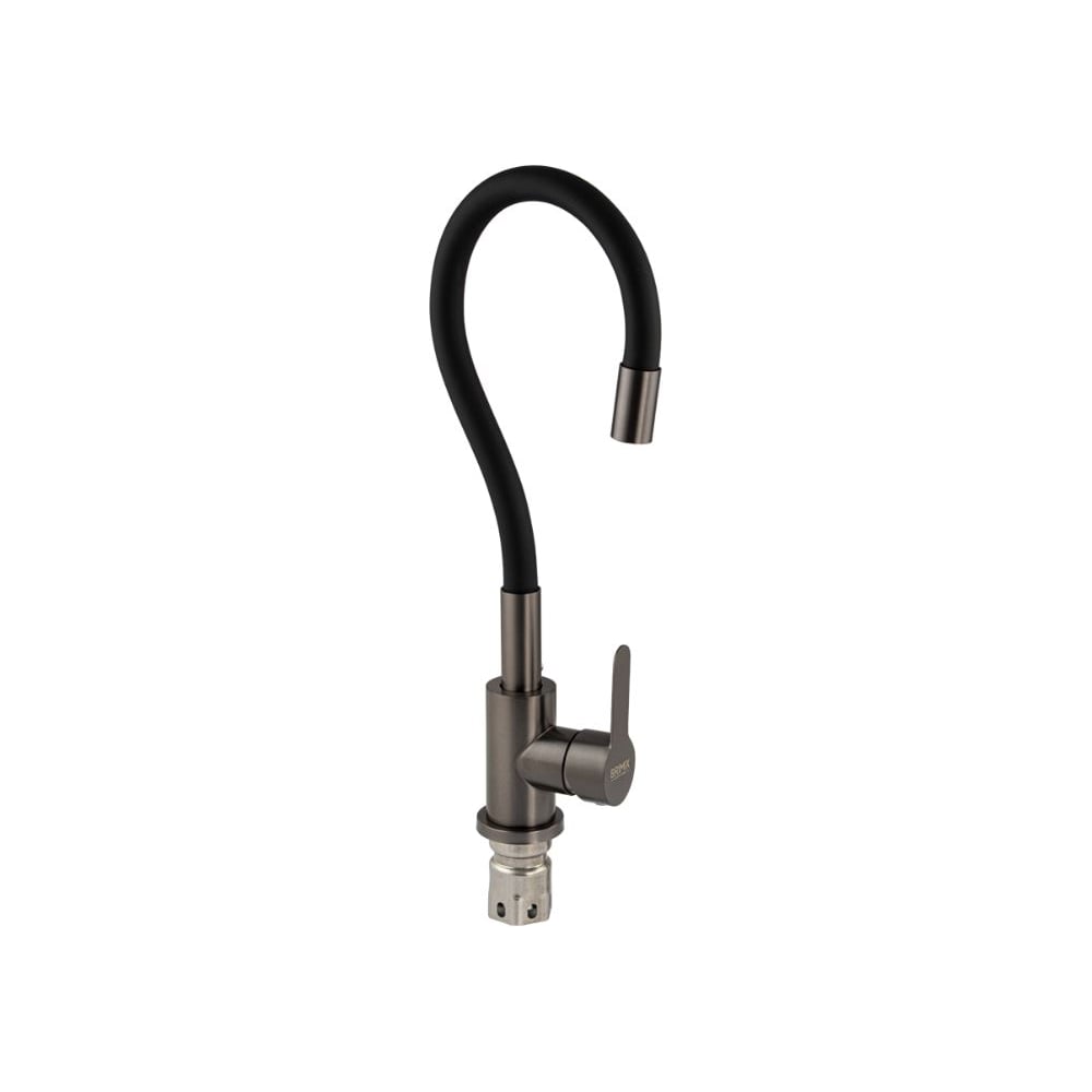 Изображение товара Смеситель для кухни BRIMIX 9321 из нержавеющей стали графит однорычажный