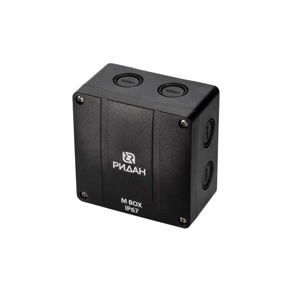 Изображение товара Коробка распределительная Ridan M BOX, IP67, 110х110х67 мм, черная