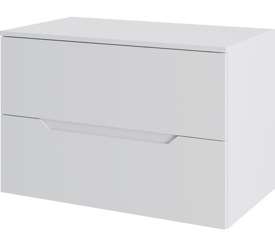 Изображение товара Тумба подвесная 70 столешница МДФ, матовый белый ORANGE Line Li-70TuwMDF