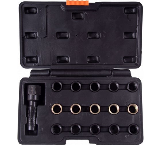 Изображение товара Метчик для восстановления свечной резьбы AFFIX набор ремонтных вставок, кейс, 16 предметов AF10312116C