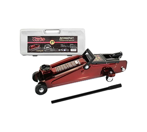 Изображение товара Гидравлический подкатной домкрат Garde 2 т, 133-394 мм, в кейсе DGP020B