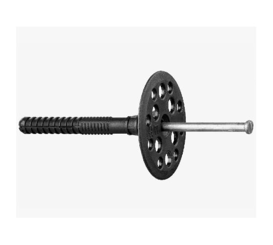 Изображение товара Дюбель для изоляции крепежная техника с металлич. гвоздем 10х120 ВАШПЛАСТ /200шт 500212 ВП