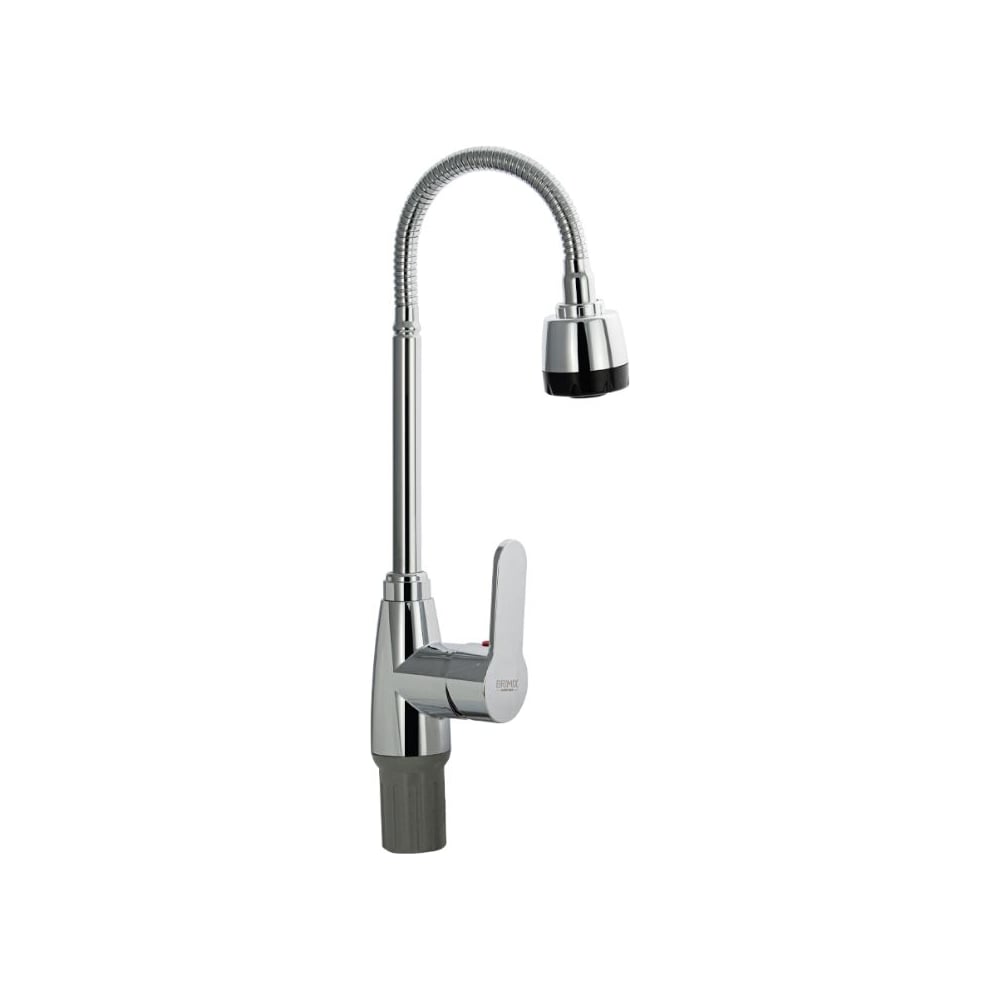 Изображение товара Смеситель для кухни BRIMIX шаровый с гибким изливом и аэратором хром