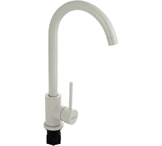 Изображение товара Смеситель для кухни BRIMIX шаровый, С - образный излив, из нержавеющей стали марки 304, цвет белый камень 9305