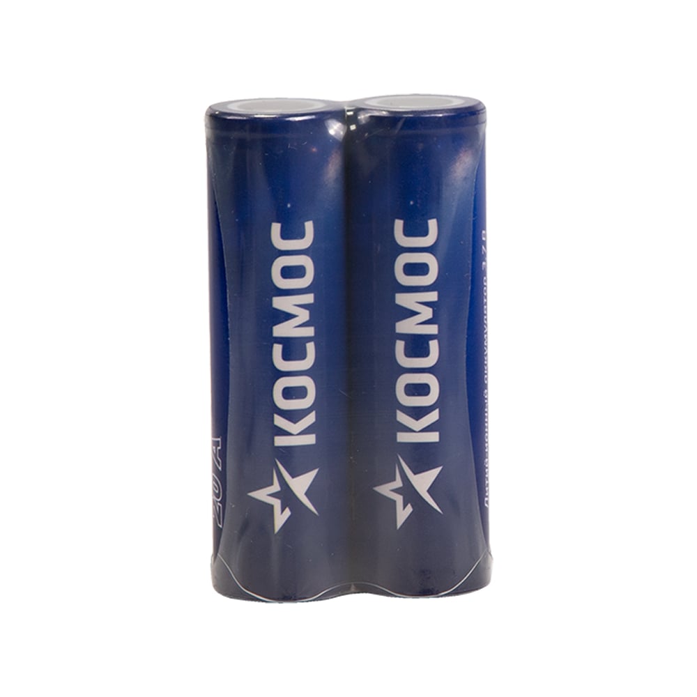 Изображение товара Аккумулятор 18650 Li-ion 3000 мАч КОСМОС без защиты 2 шт