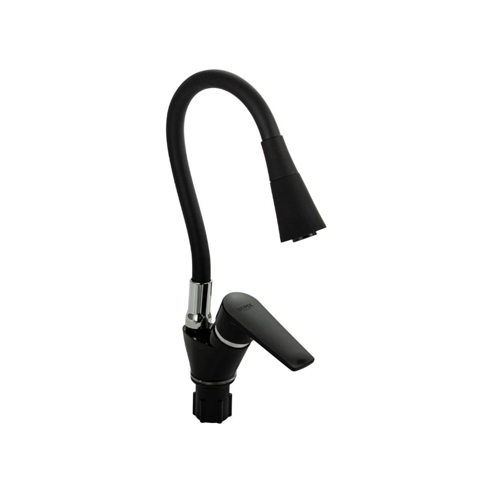 Изображение товара Смеситель BRIMIX для кухни с гибким изливом черный 5908