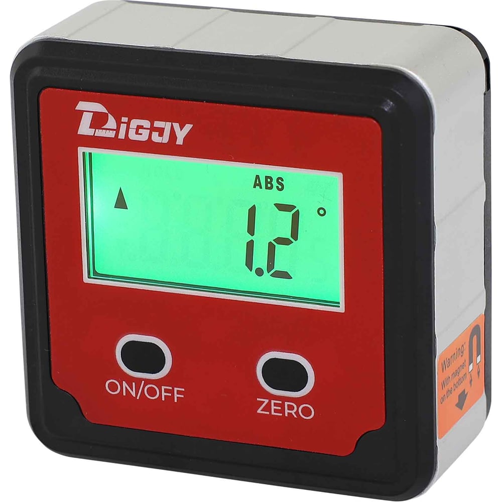 Изображение товара Электронный уровень-угломер DIGJY 60x60x25мм точность ±0.2 градуса профессиональный