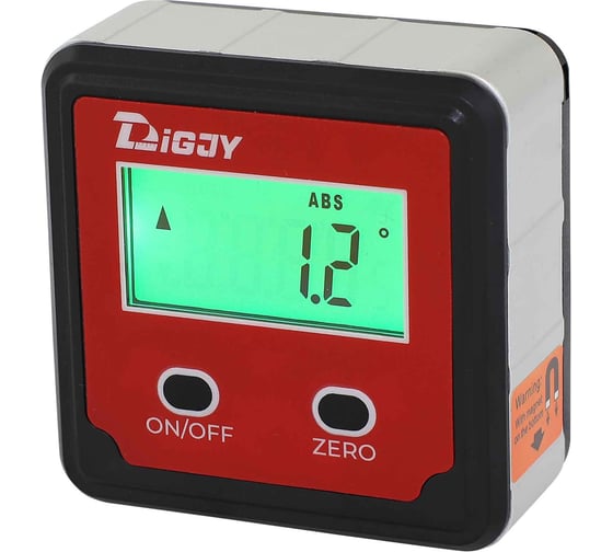 Изображение товара Уровень-угломер DIGJY электронный 60x60x25мм Bluetooth 82412BB-00