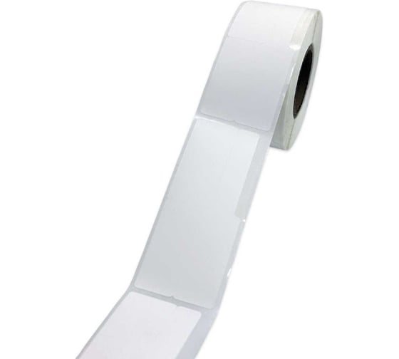 Изображение товара Этикетка-флажок МАРКЕРПРОМ LAB-TP-50x20-502-1-0,3(40) Р-форма, белый полипропилен, 50х20мм, 2 стороны, в рулоне 300 шт., втулка 40 мм mpr07014