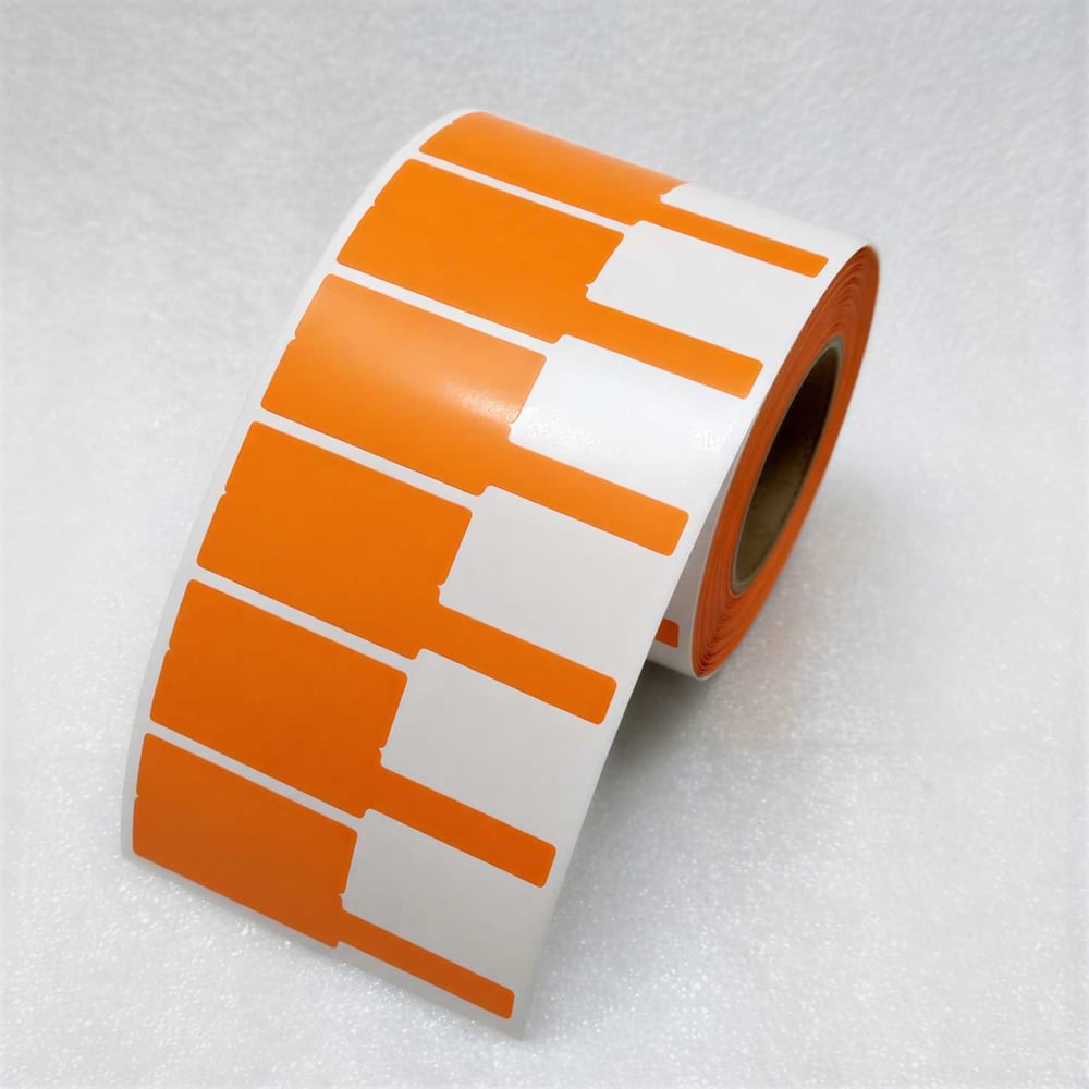 Изображение товара Этикетка SOFMIX оранжевая для кабелей 80х40 мм 500 шт рулон