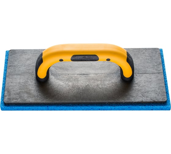Изображение товара Тёрка HARDY с синим каучуком, толщина подошвы 10 мм, ручка 2K, 28x14 см 0840-132801