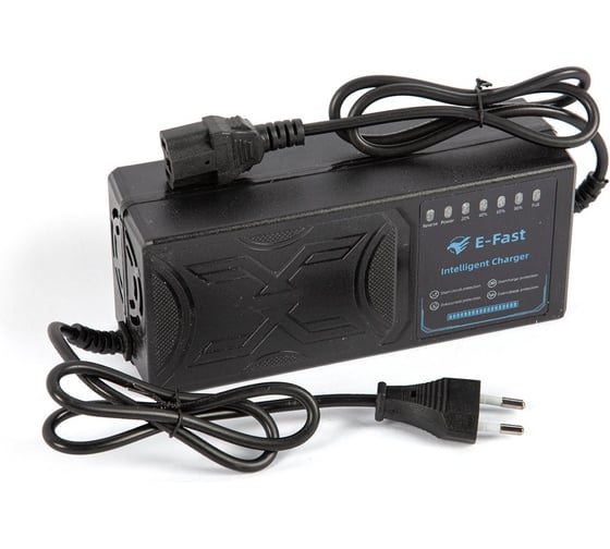 Изображение товара Зарядное устройство RUTRIKE для свинцовых тяговых аккумуляторов 60V20A/H (2,8A) с индикатором 025710