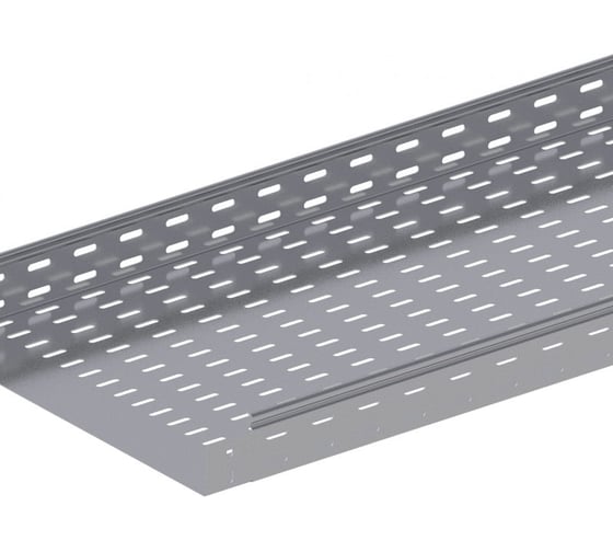 Изображение товара Прямой замковый перфорированный лоток ОАО «СОЭМИ» ЛМс-ПЗМ 500х100-1,5ц УТ1,5  L=3000мм Н0121152647