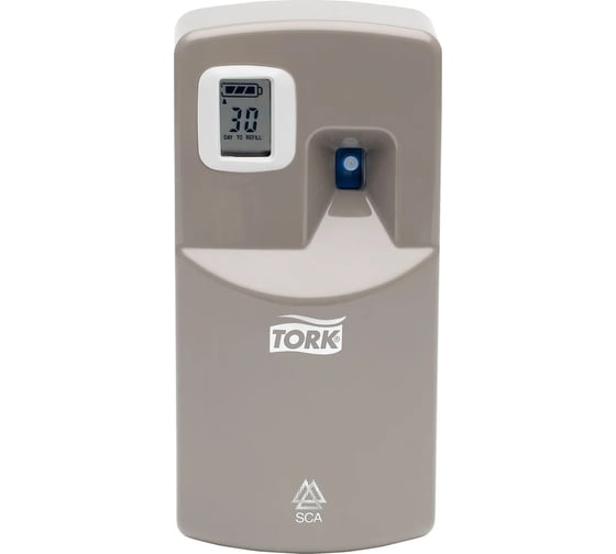 Изображение товара Диспенсер для аэрозольного освежителя воздуха TORK A1, электронный, металлик 256055 12263