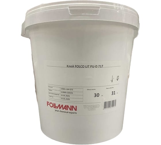 Изображение товара Клей FOLCO LIT PU-D 717 Follmann ведро 30 кг 14301-164-572