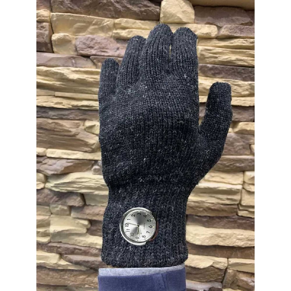 Изображение товара Полушерстяные перчатки Master-Pro ТАЙГА 10 пар зимние с часами и утеплителем синтепон