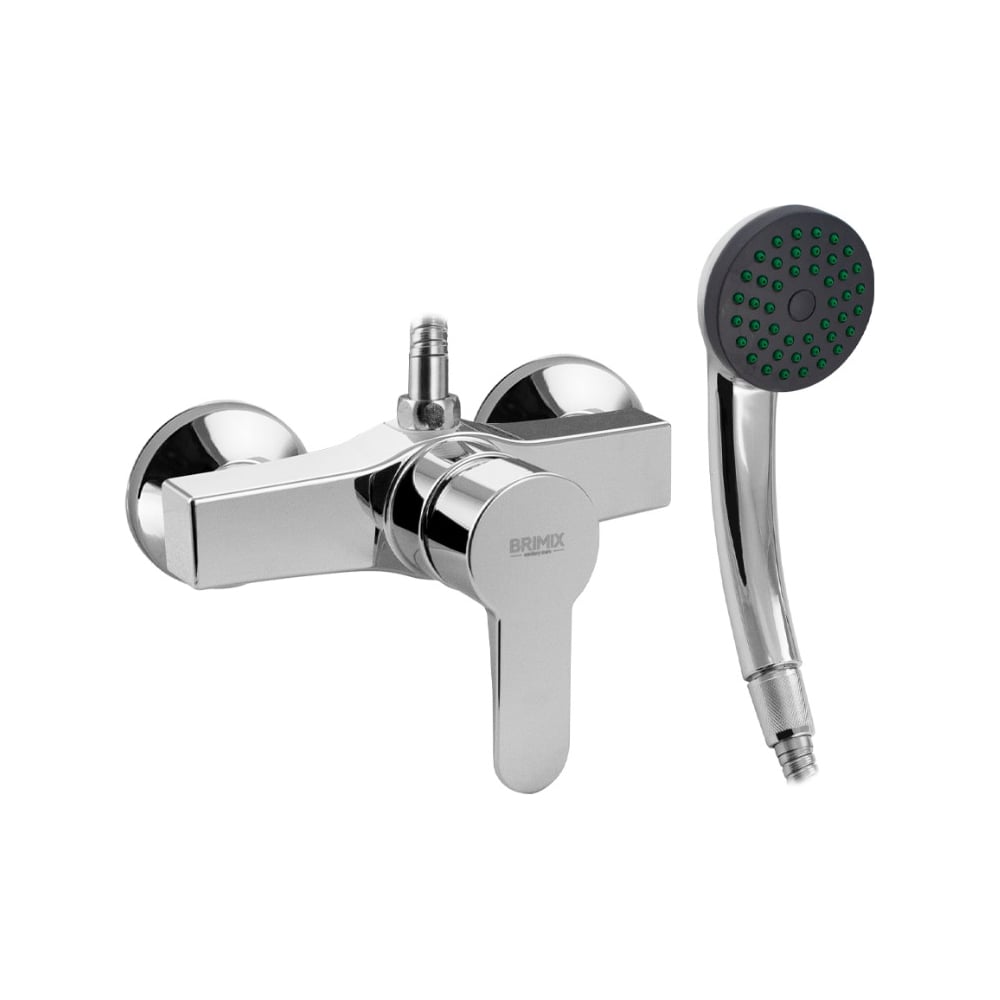 Изображение товара Смеситель в душ шаровый BRIMIX из ABS с хромированным покрытием однорычажный 40 мм