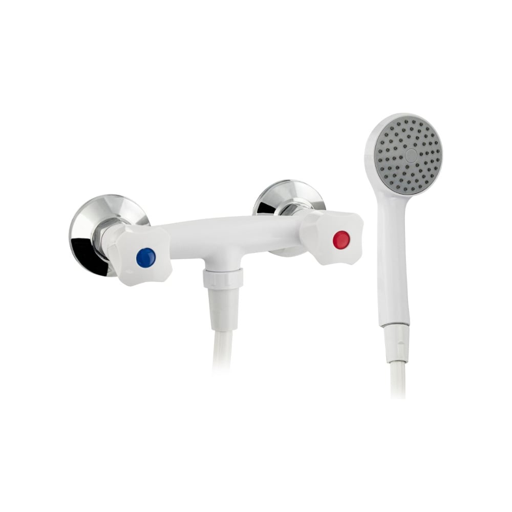 Изображение товара Смеситель для душа BRIMIX из ABS-пластика белый 4403