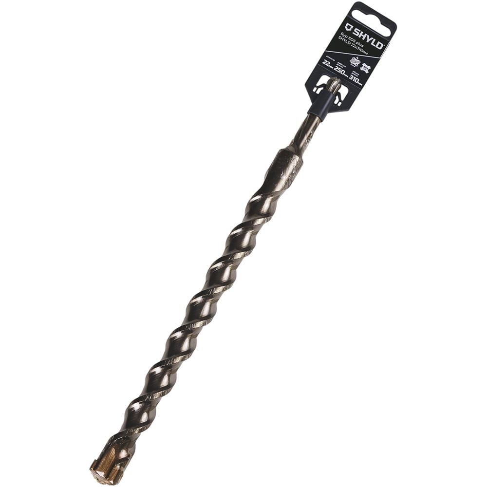 Изображение товара Бур SDS plus-X SHYLD 22x310мм сверло для бетона кирпича и камня