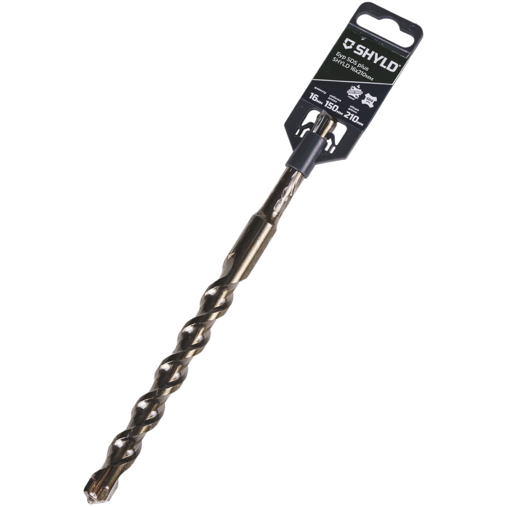Изображение товара Бур SDS plus-X SHYLD 16x210мм сверло для бетона и кирпича