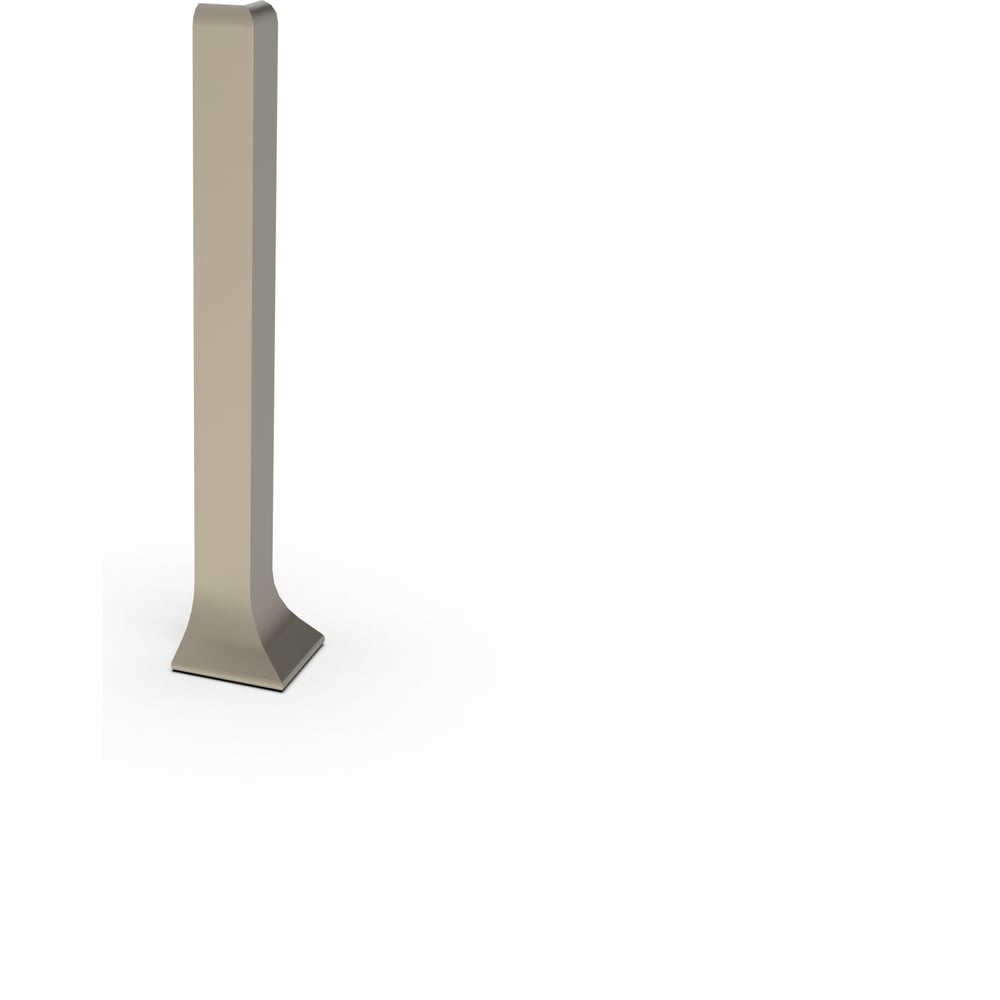 Изображение товара Угол наружный для плинтуса ДИАЛ 100 мм шампань 2 шт полуматый алюминий