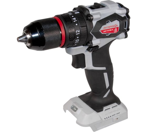 Изображение товара Бесщеточная ударная аккумуляторная дрель-шуруповерт Интерскол ДАУ-13/18В 55 Li-ion АПИ, картон, без аккумулятора и ЗУ 953.0.0.70