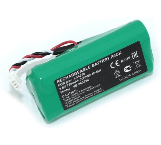Изображение товара Аккумуляторная батарея Amperin 3.6V 750mAh для терминала сбора данных Motorola Symbol LS4278 ОЕМ 63724