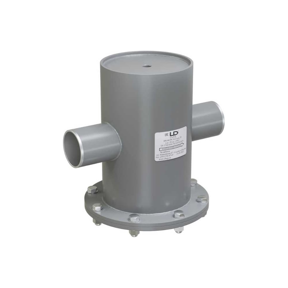 Изображение товара Грязевик абонентский вертикальный приварной DN 125 PN 16 сталь 20