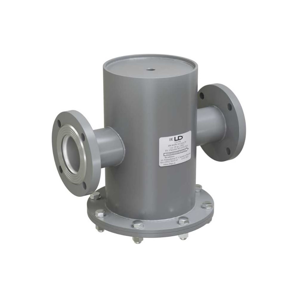 Изображение товара Грязевик абонентский вертикальный фланцевый LD DN 200 PN 16 ГА.Р.Ф.200.16.2