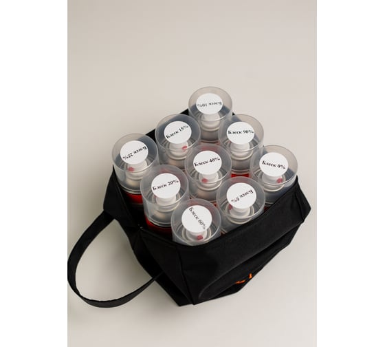 Изображение товара Тестовый набор аэрозольных безореольных акриловых лаков в баллончиках Colorest 854340