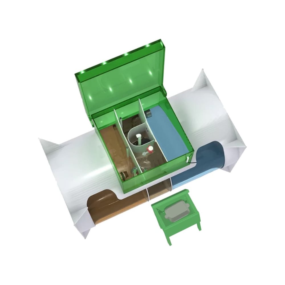 Изображение товара Септик AQUALOS AL-4 горизонтальный станция биологической очистки для частных домов