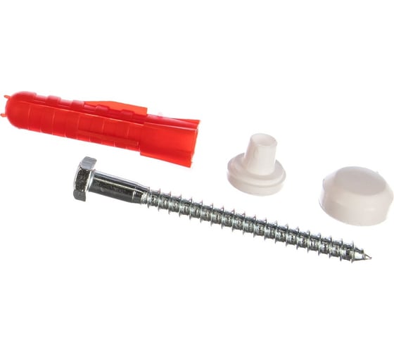 Изображение товара Набор для крепления унитаза Zitar 10х80 сереб. (1 комплект) - пакет 150761