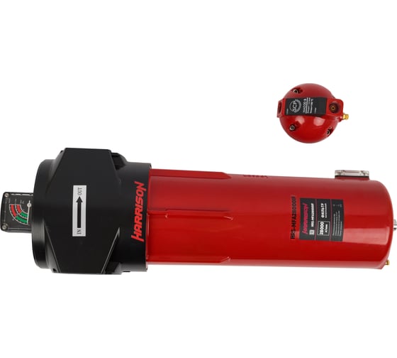 Изображение товара Фильтр магистральный Harrison с дифференциальным манометром; Производительность: 28000 л/мин; Максимальное давление: 12 бар; Фильтрация твердых частиц: 5 мкм; HRS-MFA28000IF