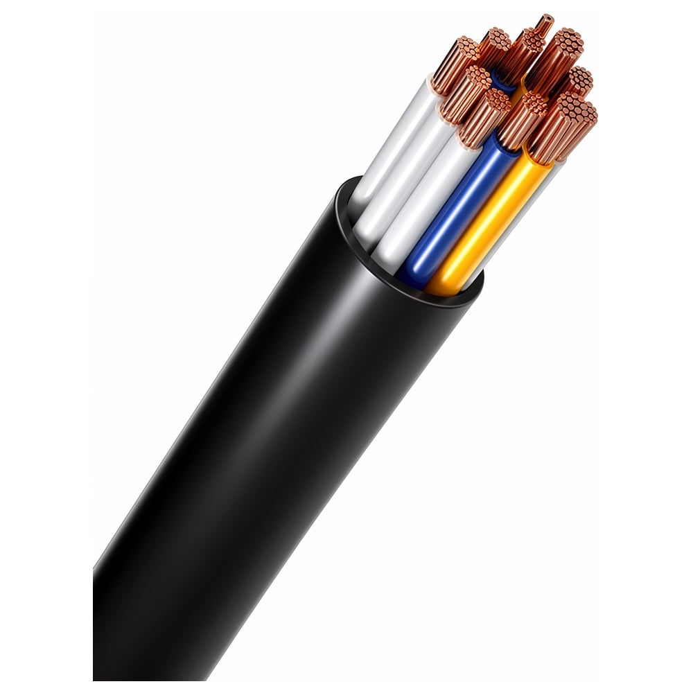 Изображение товара Гибкий кабель ELITRON КГВВнг(А)-LS 14х1,5 15м ГОСТ черный