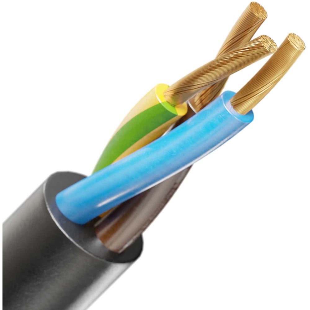 Кабель гибкий ELITRON КГВВнг(А)-LS 3х0.75 ГОСТ, 300м E315-300