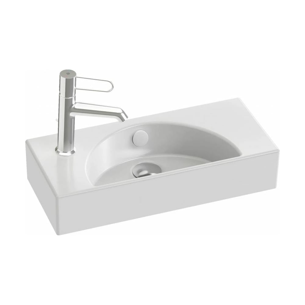 Изображение товара Компактная раковина JACOB DELAFON Odeon RG 50х22 см белая для ванной комнаты